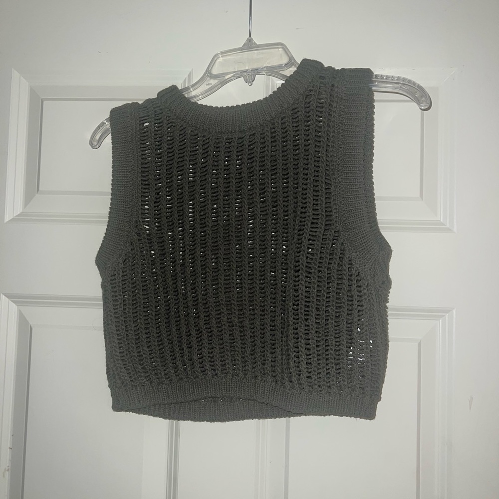 Zara green top
